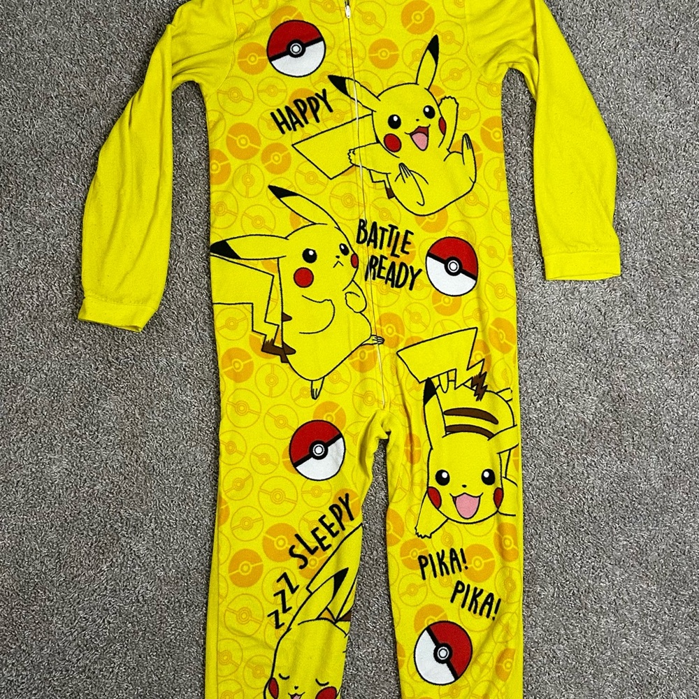 Pokemon Yellow Pikachu Footies One Piece